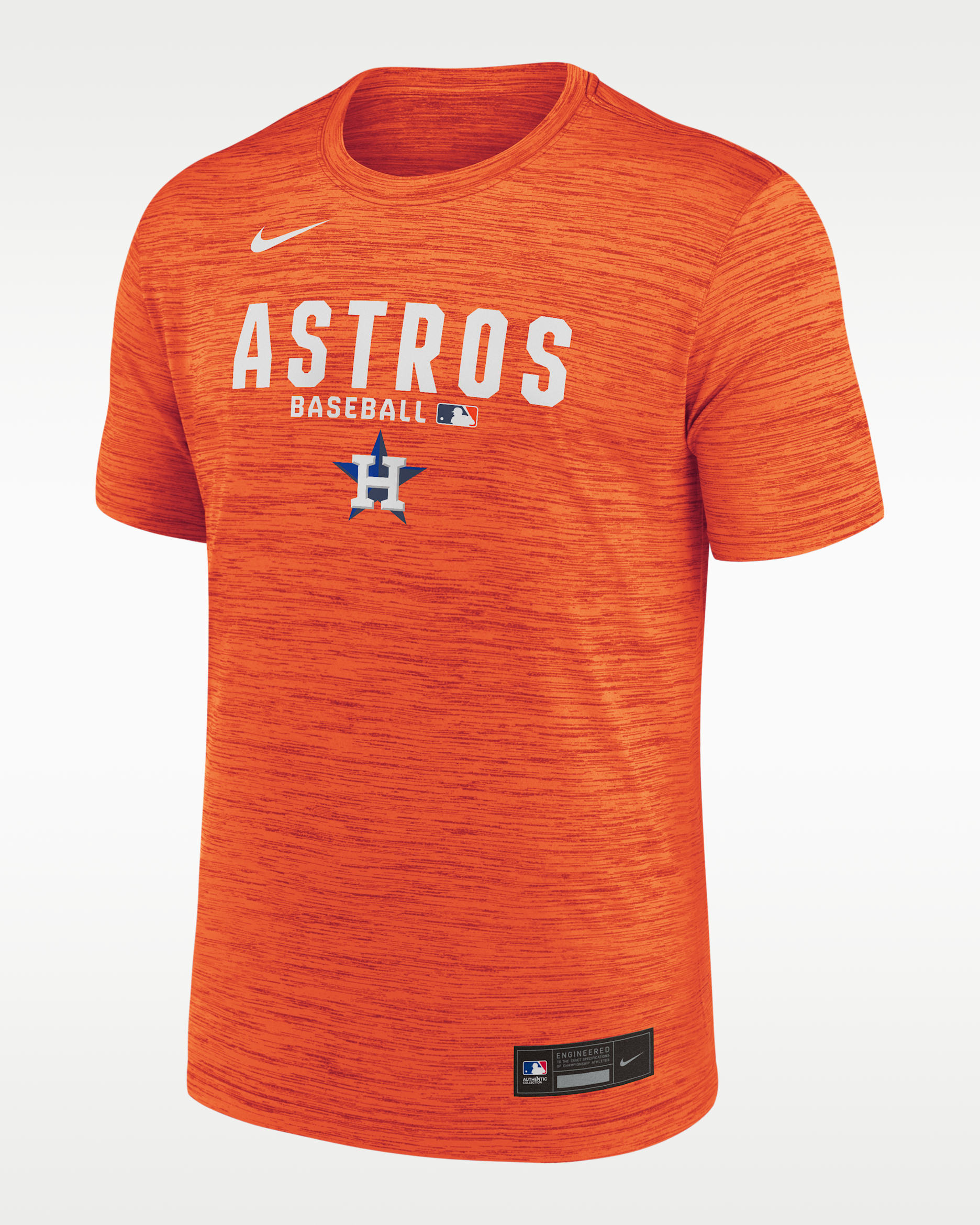 【選手着用モデル】NIKE MLB Houston Astros Tシャツ Houston Astros Authentic Collection Men's Nike Dri-FIT MLB T-Shirt